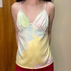 Tie-Dye Silky Tank
